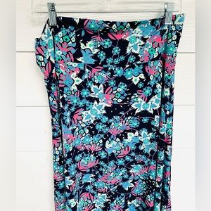 🌻 LulaRoe Navy Paisley skirt, 2XL, great condition!